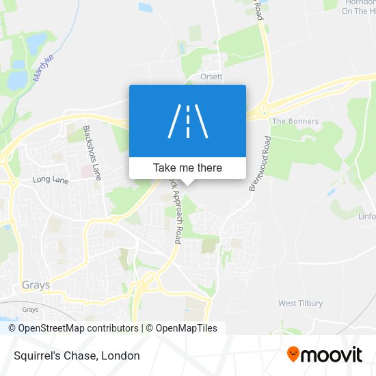 Squirrel's Chase map