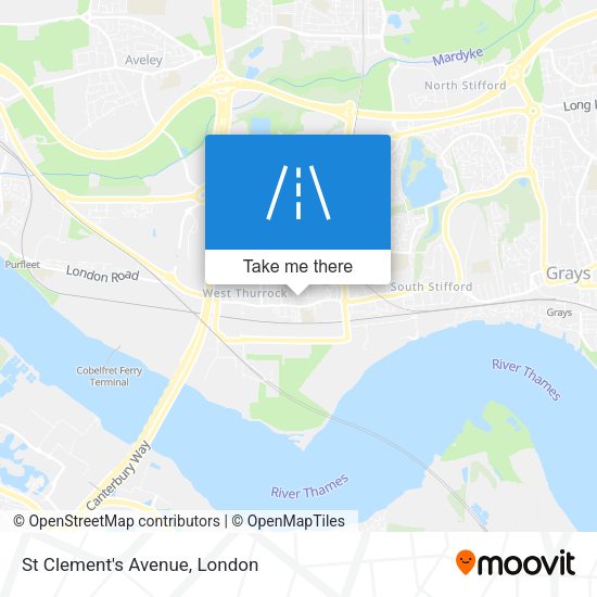 St Clement's Avenue map