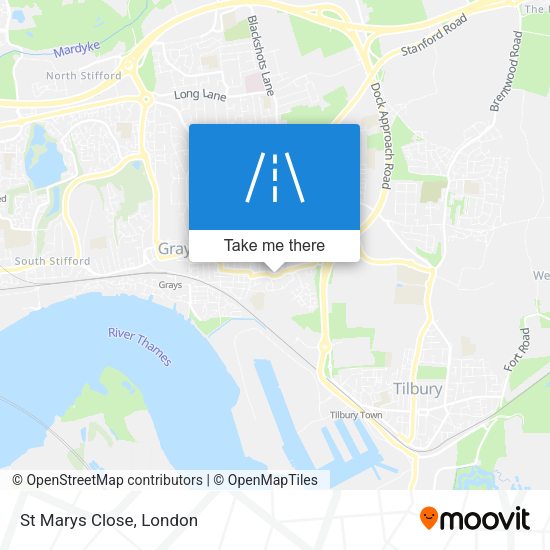St Marys Close map