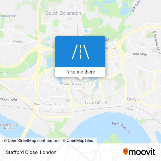 Stafford Close map