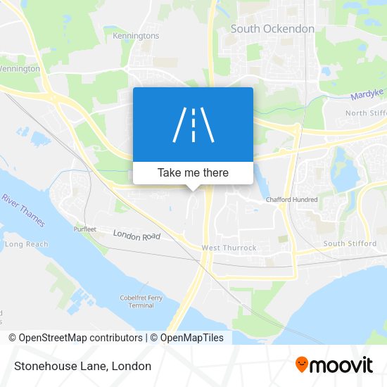 Stonehouse Lane map