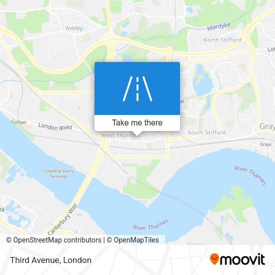 Third Avenue map