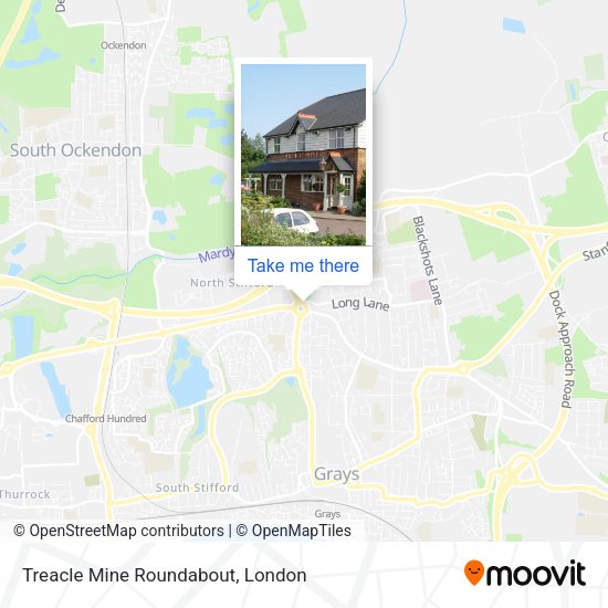 Treacle Mine Roundabout map