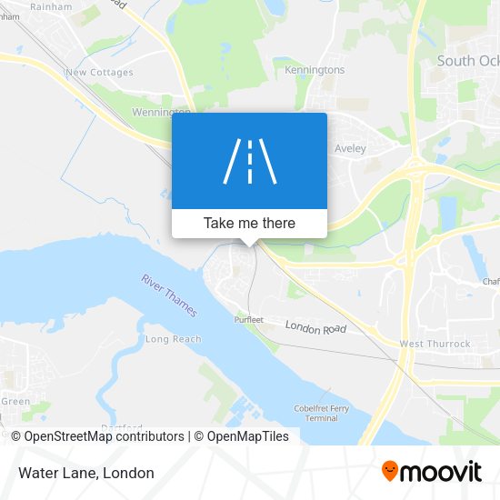 Water Lane map