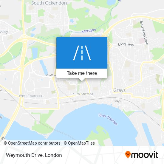 Weymouth Drive map