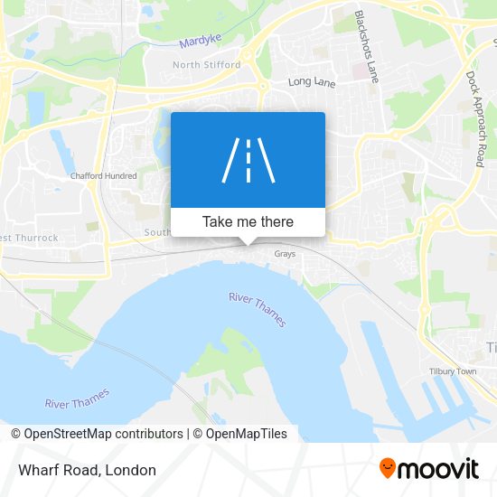 Wharf Road map