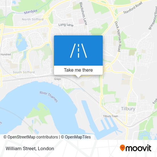 William Street map