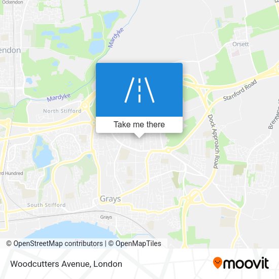 Woodcutters Avenue map