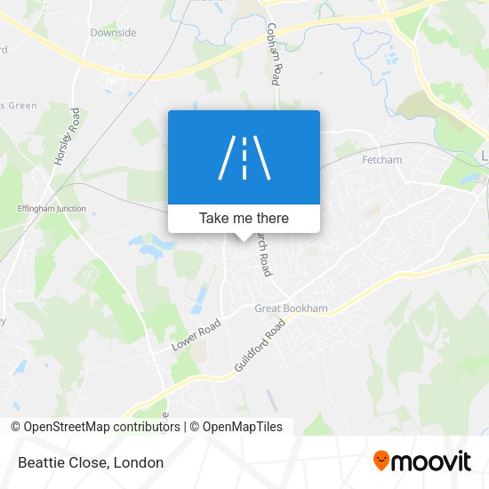 Beattie Close map