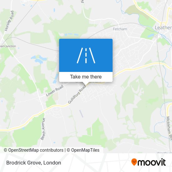 Brodrick Grove map