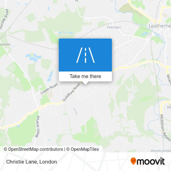 Christie Lane map