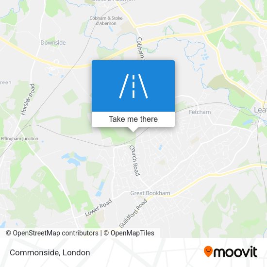 Commonside map