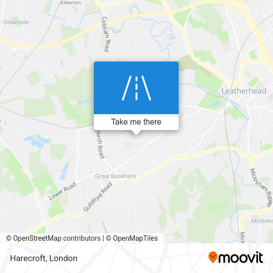 Harecroft map