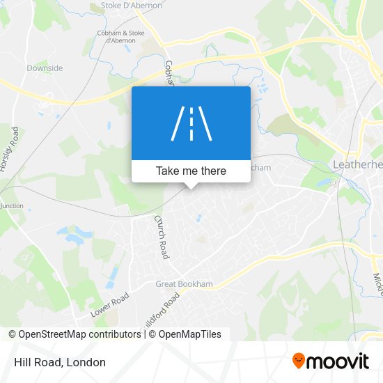 Hill Road map