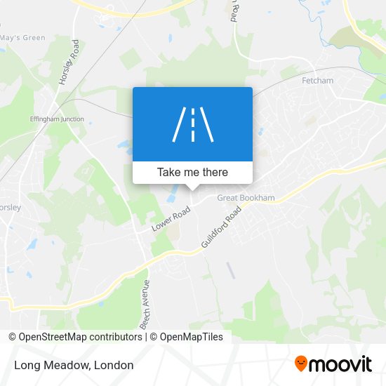 Long Meadow map