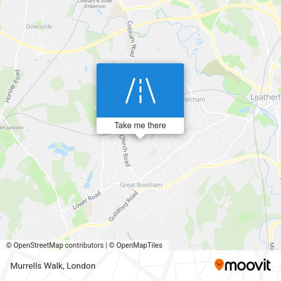 Murrells Walk map