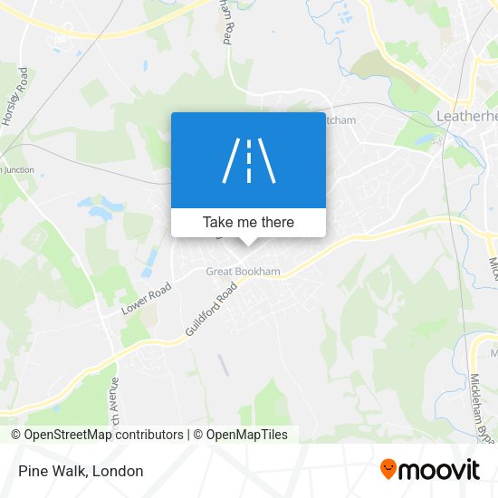Pine Walk map