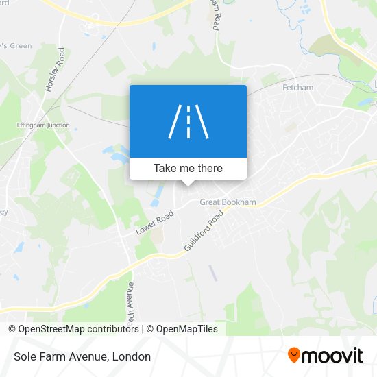 Sole Farm Avenue map