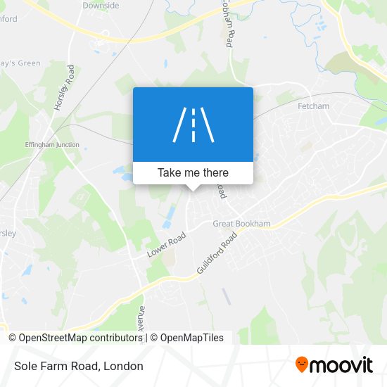 Sole Farm Road map