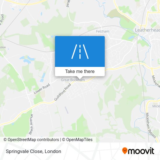 Springvale Close map