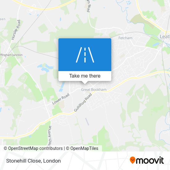 Stonehill Close map