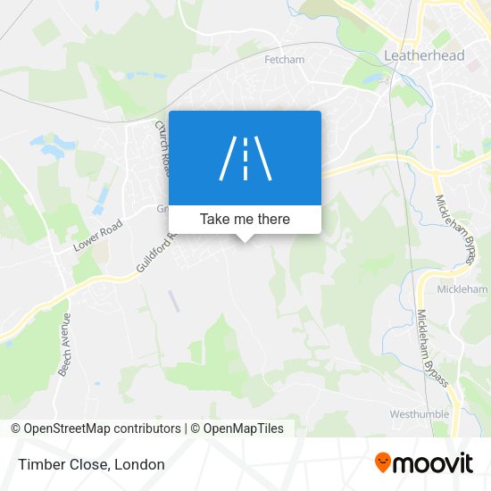 Timber Close map
