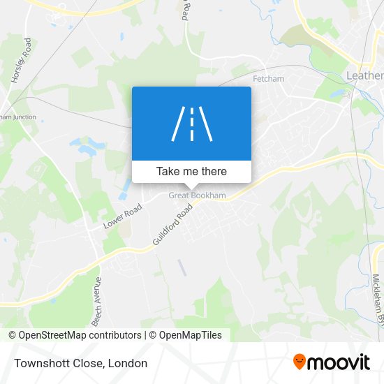 Townshott Close map