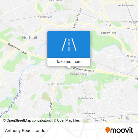 Anthony Road map