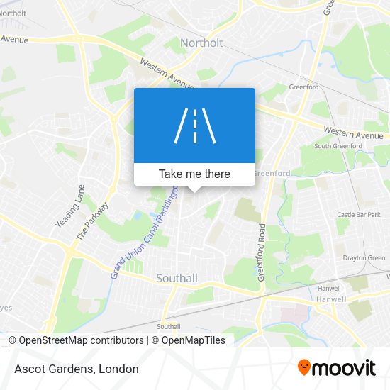 Ascot Gardens map