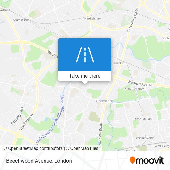 Beechwood Avenue map