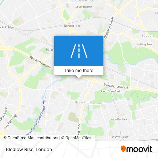 Bledlow Rise map