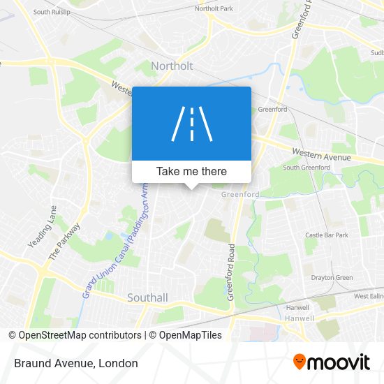 Braund Avenue map