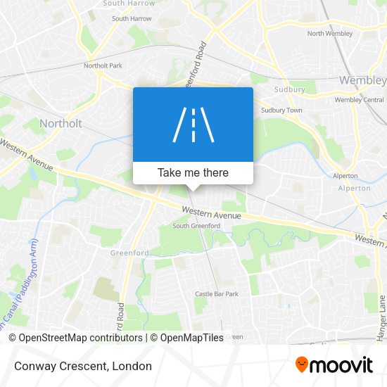 Conway Crescent map