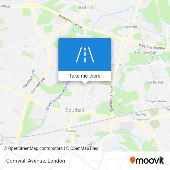 Cornwall Avenue map