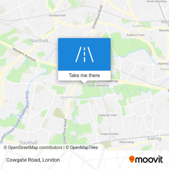 Cowgate Road map