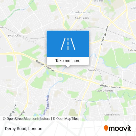 Derby Road map