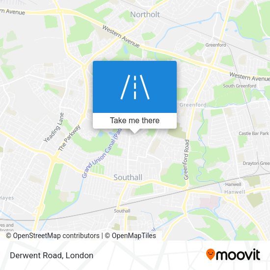 Derwent Road map