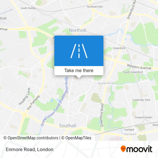 Enmore Road map