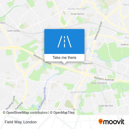 Field Way map