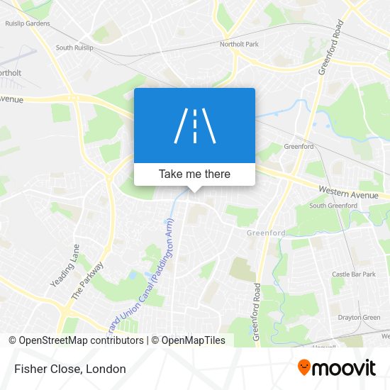 Fisher Close map