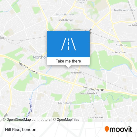 Hill Rise map