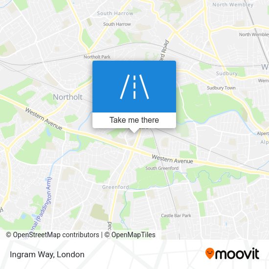 Ingram Way map