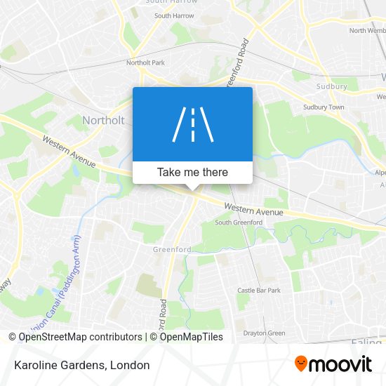 Karoline Gardens map