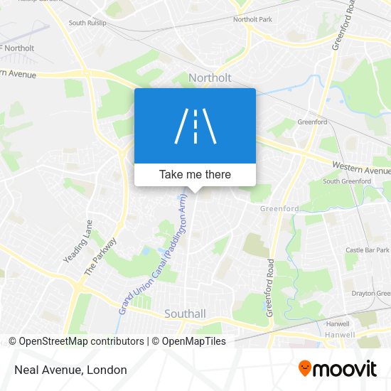 Neal Avenue map