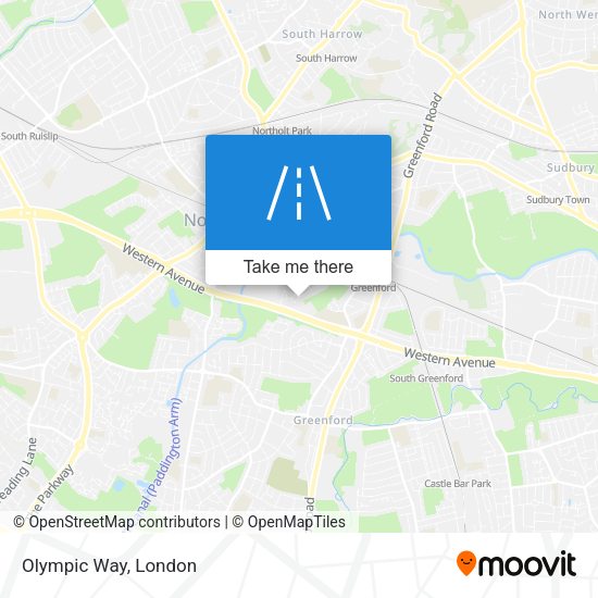 Olympic Way map