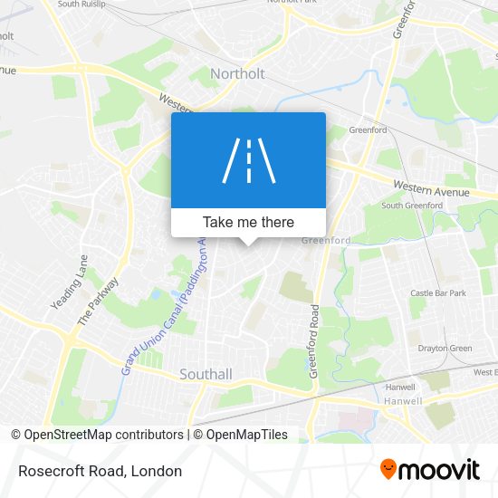 Rosecroft Road map