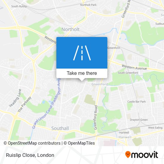 Ruislip Close map