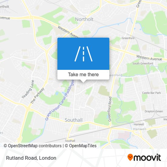 Rutland Road map