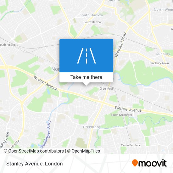 Stanley Avenue map