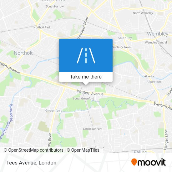 Tees Avenue map